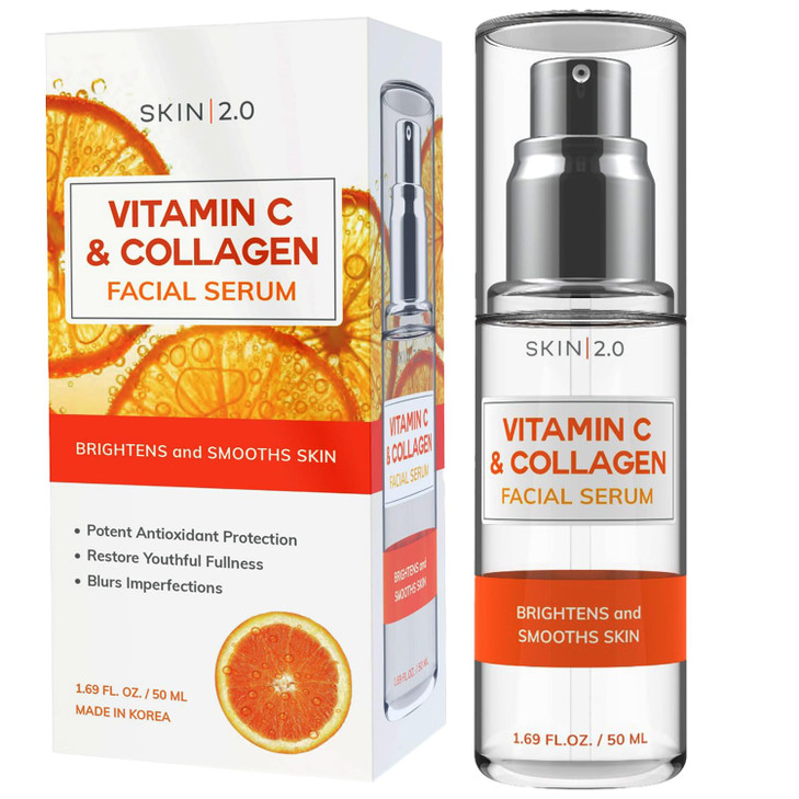 Skin 20 Vitamin C Serum Dermatologist Tested AntiAging Dark Spot Remover Brightening Clean Beauty CrueltyFree Korean Ski