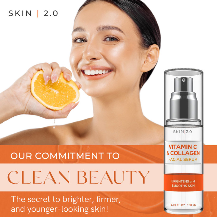 Skin 20 Vitamin C Serum Dermatologist Tested AntiAging Dark Spot Remover Brightening Clean Beauty CrueltyFree Korean Ski