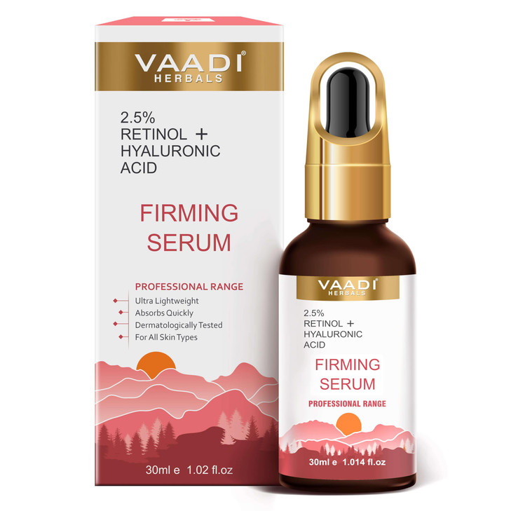 Skin Firming Serum for Face With 25 Retinol Hyaluronic Acid 30ml