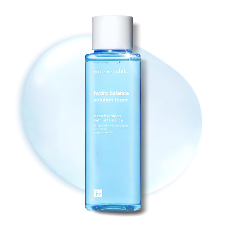 Face Republic Hydro Balance Solution Toner 160ml 541 fl oz Hydrating Balancing Hyaluronic Acids Panthenol Adenosine Soft