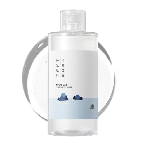 ROUND LAB 1025 Dokdo Toner 676 Fl Oz Oil Control and Reduces Excess Sebum Gentle Exfoliating Facial Toner Deep Sea Water