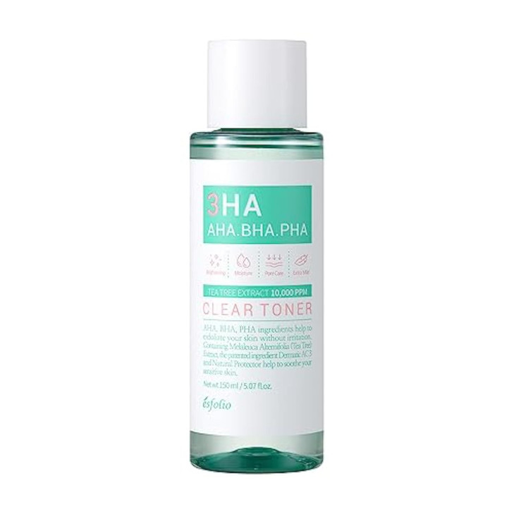 esfolio 3HA Clear Toner 507 Fl oz Sensitive Dead Skin Care Skin Calming