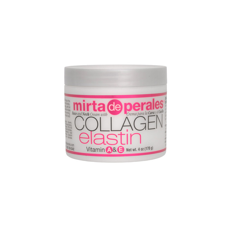 Mirta De Perales Collagen Elastin Face Neck Cream with Vitamins A E Hydrating AntiAging Moisturizer for Firmness Elastic