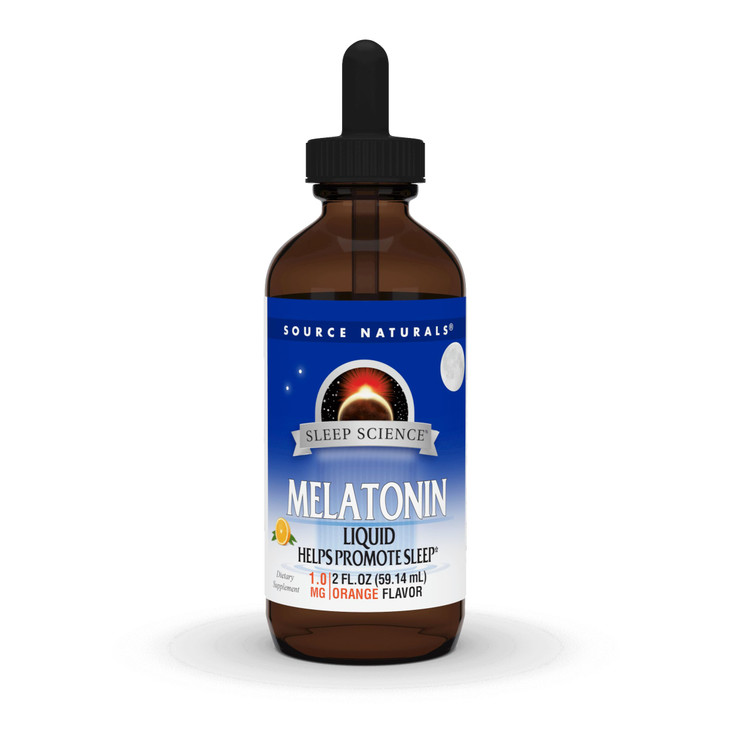 Source Naturals Melatonin* - 1 mg, 2 Fluid oz