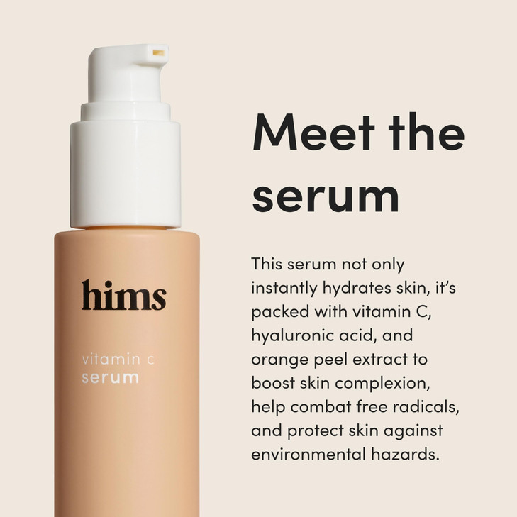 hims Vitamin C Serum for Men Brighten Skin Tone Balance Complexion Highly Concentrated Lightweight Vitamin C Facial Seru