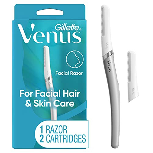 Gillette Venus Dermaplaning Tool 2 Blade Refills Exfoliating Face Razors for Women Eyebrow and Facial Dermaplane Razor