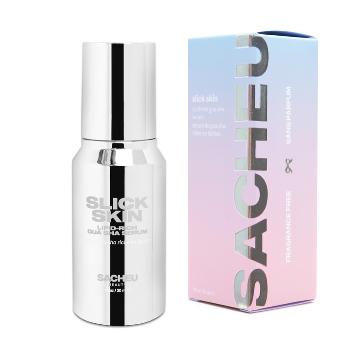 Sacheu Slick Skin Gua Sha Oil Moisturizing and Anti Aging Squalane Oil for Face and Body Massage Moisturizing and Hydrat
