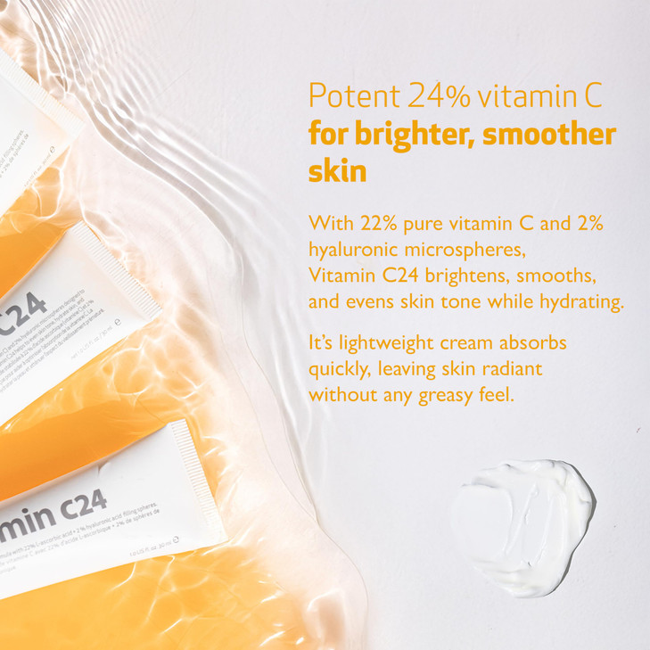 INDEED Labs Vitamin C24 Lascorbic Acid Vitamin C Serum for Dark Spots with 22 Ascorbic Acid 2 Hyaluronic Acid to Target