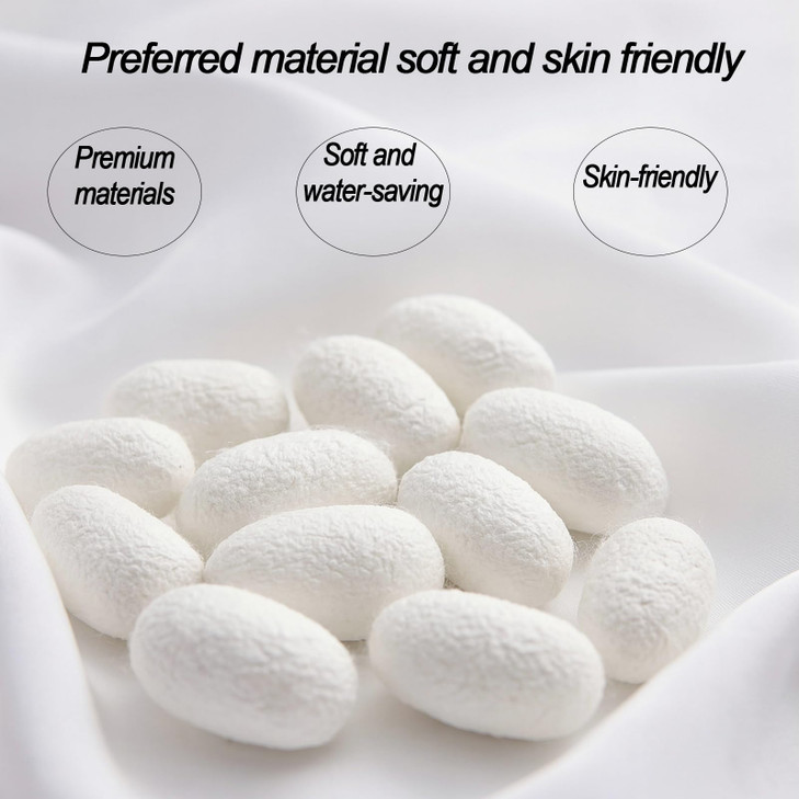 50 Pcs Disposable White Silk Neck Mask Paper Wrapped Moisturizing Patch PreCut Mask Sheets Light Silk Material Spa Skin