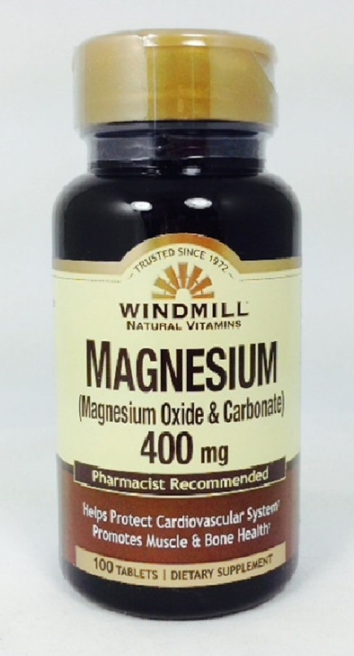 Windmill Magnesium 400 Mg Tablets, 100.0 Count online at globaldelivered