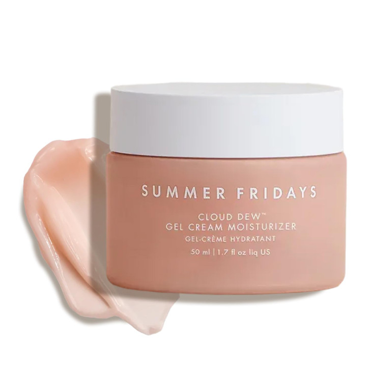Summer Fridays Cloud Dew Gel Cream Moisturizer Mini Lightweight Face Moisturizer with Hyaluronic Acid Ceramides for Skin