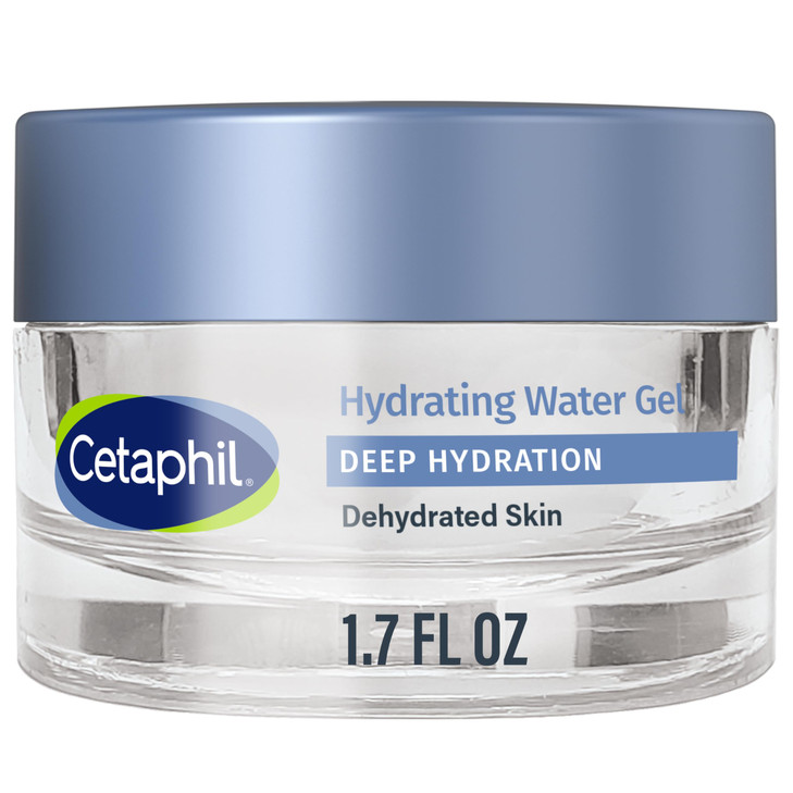 Cetaphil Deep Hydration Skin Restoring Water Gel with Hyaluronic and Polyglutamic Acid Face Moisturizer 72 Hour Hydratio