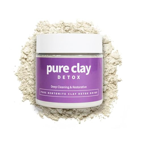 Pure Detox Calcium Bentonite Clay Drink Deep Cleaning Restorative Healing Organic Food Grade clay bentonite Elixir Mixab