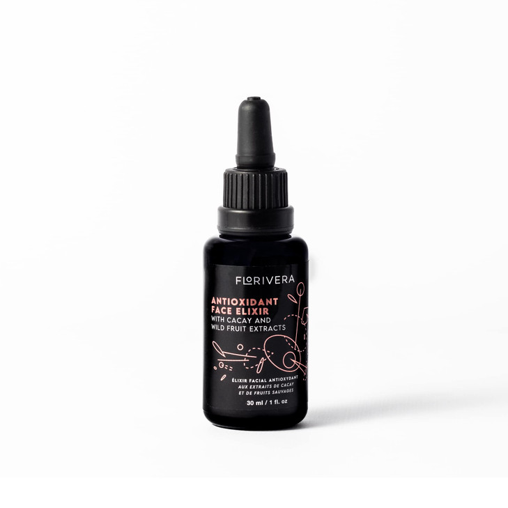 Florivera Face Elixir Facial Skincare Product for Dry and Sensitive Skin Enriched with Antioxidants Vitamin A C 30 mL 1