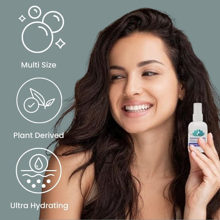 Watts Beauty Signature 100 Pure Hyaluronic Acid Wrinkle Serum Best Hyaluronic Acid for Face No Parabens Perfect Plumping