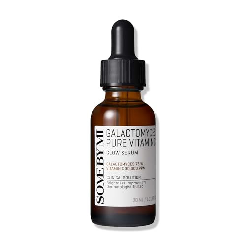 SOME BY MI Galactomyces Pure Vitamin C Glow Serum 101Oz 30ml Korean Vitamin C Face Serum for Glow Glass Skin Dark Spot C