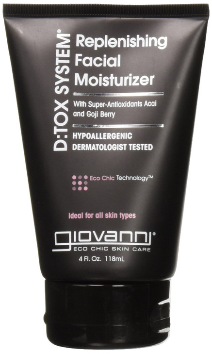 GIOVANNI Dtox System Replenishing Facial Moisturize Face Moisturizer Contains Super Antioxidants Acai Goji Berry Helps t