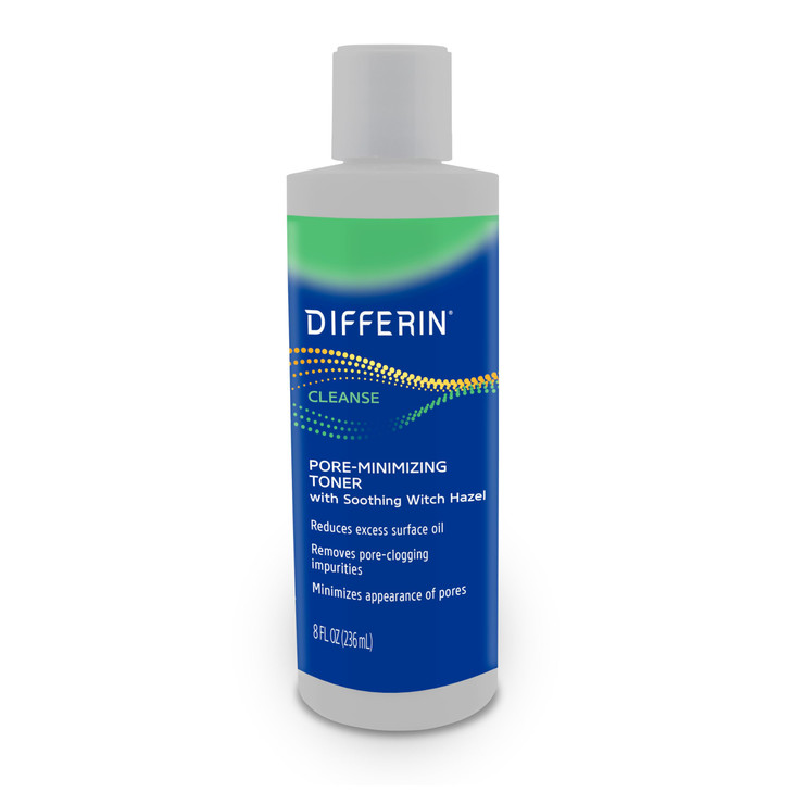 Differin Witch Hazel Toner for Face PoreMinimizing Skin Toner by the makers of Differin Gel Gentle Skin Care for Acne Pr