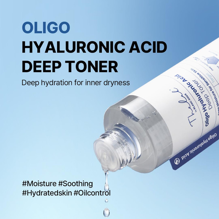 Oligo Hyaluronic Acid Hydrating Toner Hydrating Toner for Sensitive Skin pH Balance Korean Skin Care AlcoholFree Vegan F