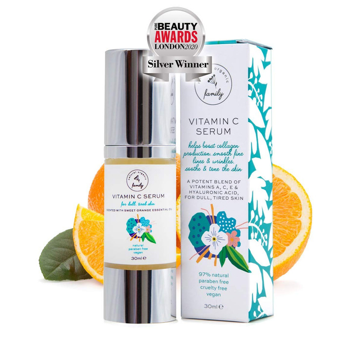 Vitamin C Serum for Face with Hyaluronic Acid Aloe Vera Retinol and Vitamin E Natural Skin Care for Beautiful and Health
