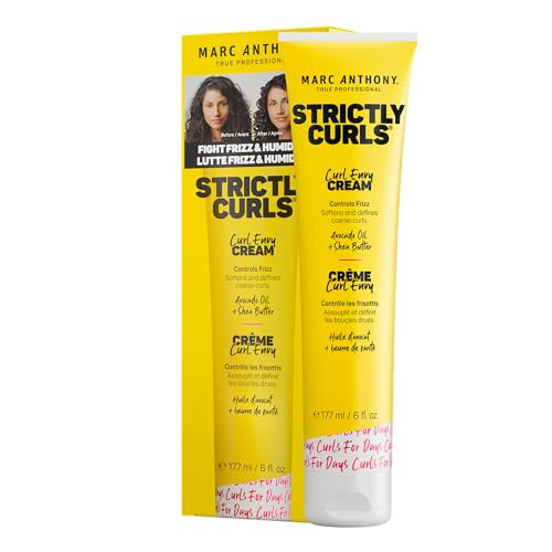 Marc Anthony Curl Defining Styling Cream for Curly Hair, Strictly Curls - Moisturizing Hair Defining Cream Softens & Detangles Coarse, Frizzy Curls w online at globaldelivered