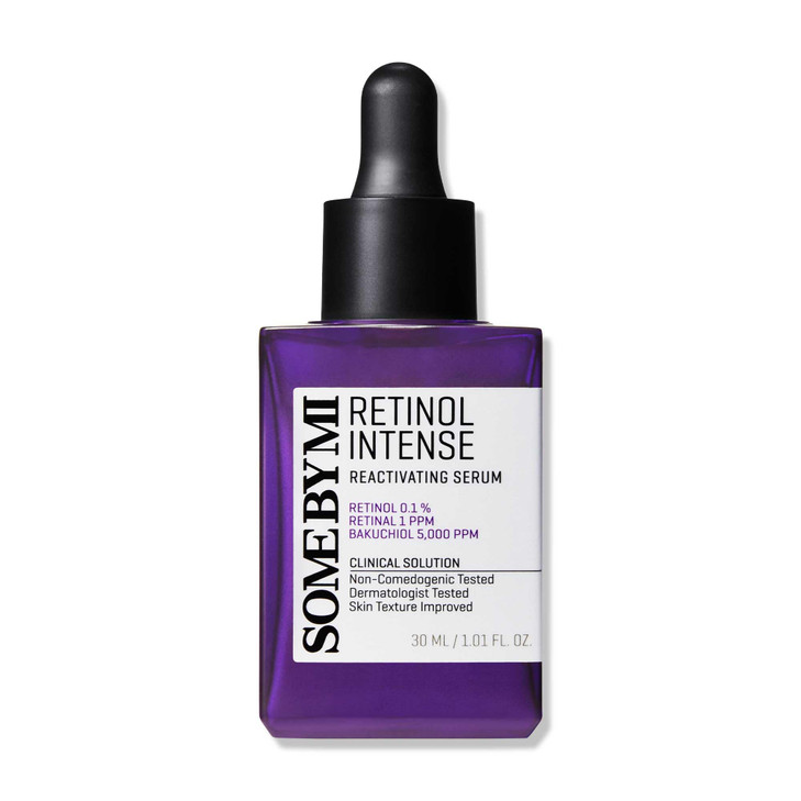 SOME BY MI Retinol Intense Reactivating Serum 101oz 30ml Korean Bakuchiol Retinol Serum for Face Firming Improves Signs