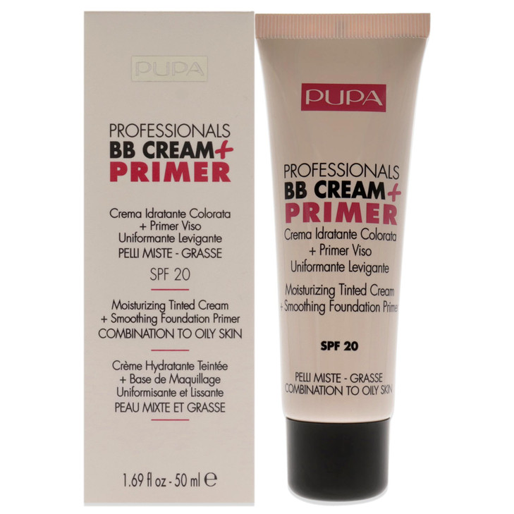PUPA LightMedium Milano Professionals BB Cream Primer Combination Oily Skin 50 ml