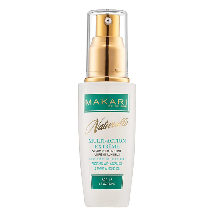 Makari Naturalle MultiAction Extreme Brightening Serum 17 oz BrighteningInspired Serum for Uneven Areas Moisturizing For