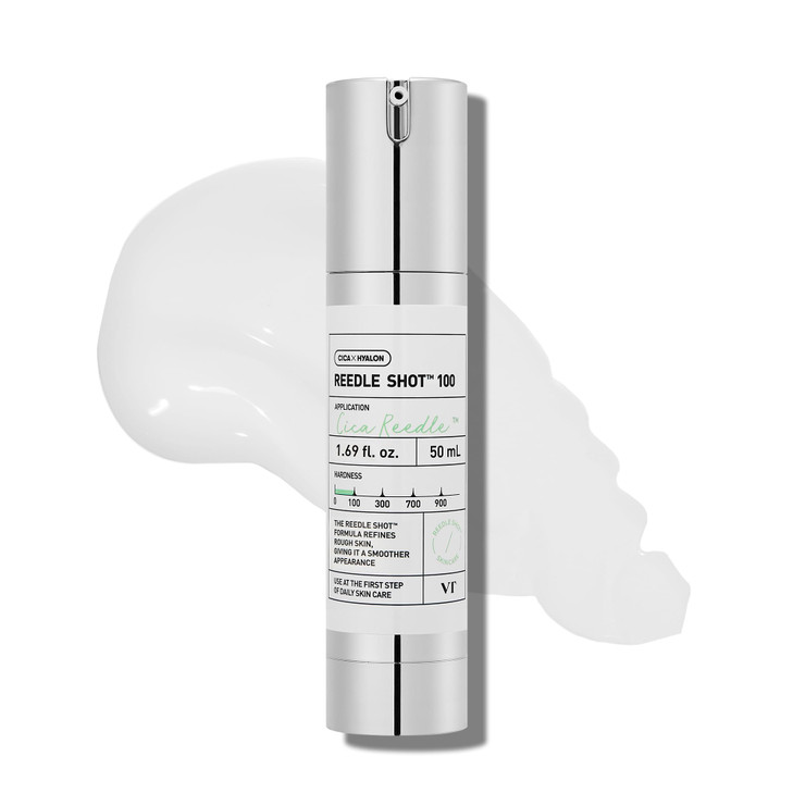 VT COSMETICS CICA Reedle Shot 100 Spicule Microneedling Serum for Pore Care Exfoliation Exosome Centella Asiatica for Gl