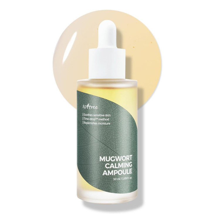 ISNTREE Mugwort calming Ampoule 50ml 169 floz Soothes sensitive skin Replenishes moisture