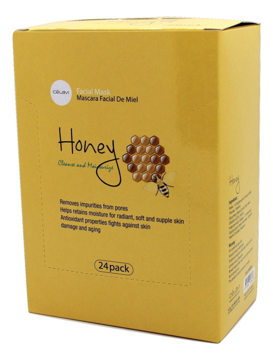 Celavi Essence Facial Mask Paper Sheet Korea Skin Care Moisturizing 24 Pack Vitamin C