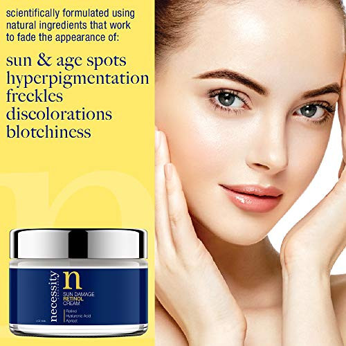 Necessity Skincare Retinol Sun Damage Cream for Face 2 Fluid Ounce
