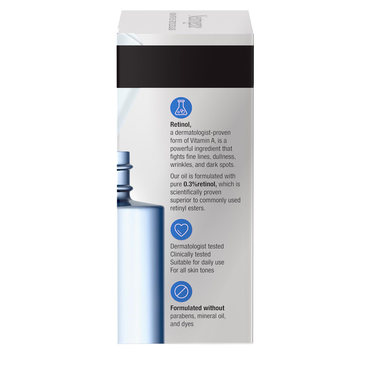 Neutrogena Rapid Wrinkle Repair Retinol Face Oil Daily AntiAging Face Serum to Fight Fine Lines Deep Wrinkles Dark Spots