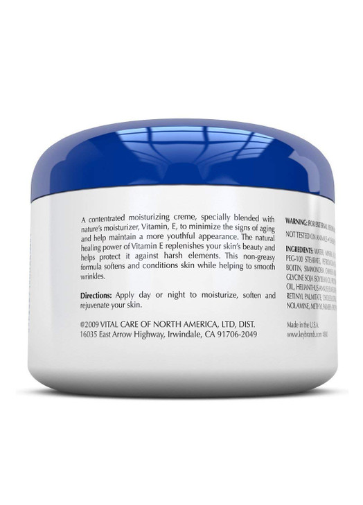 Vital Care Vitamin E Creme Age Defying Antioxidants 8 Oz 2 Pack