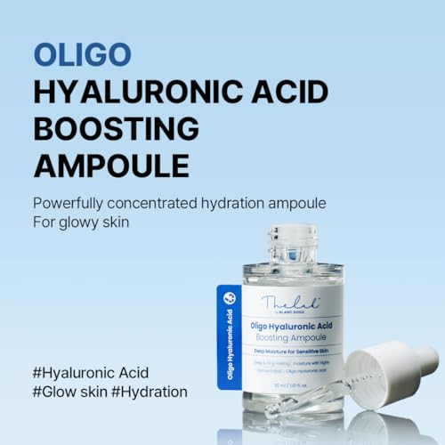 Oligo Hyaluronic Acid Boosting Ampoule Hydrating and Firming Facial Serums for Skin Care AntiAging Moisturizer with Deep