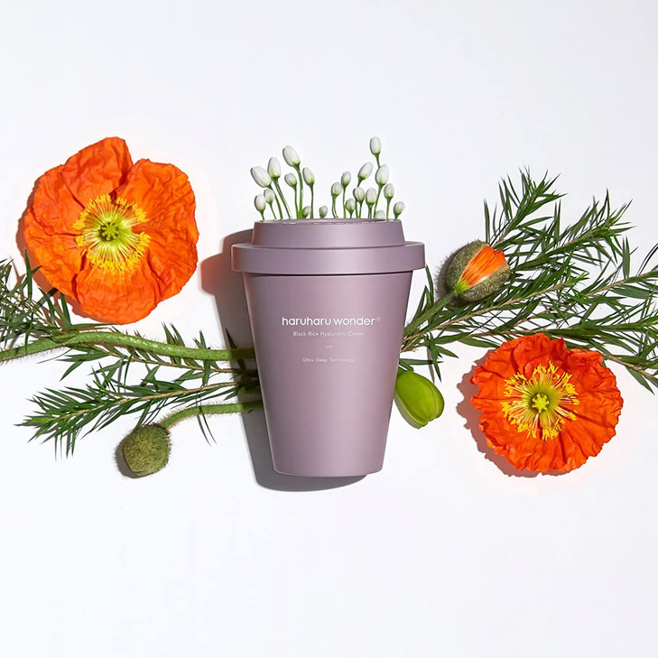 Haruharu Wonder Black Rice Hyaluronic Cream 32 fl oz 90ml Fermented Facial Moisturizer Facial Cream Vegan Cruelty Free E