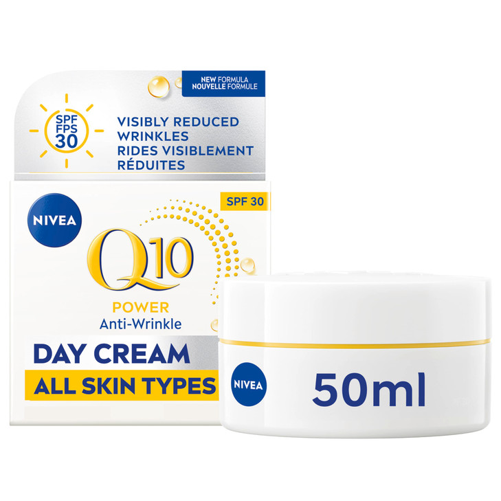 NIVEA Q10 Plus ANTIWRINKLE with SPF 30 Day Care Cream 50 ml size 169 oz