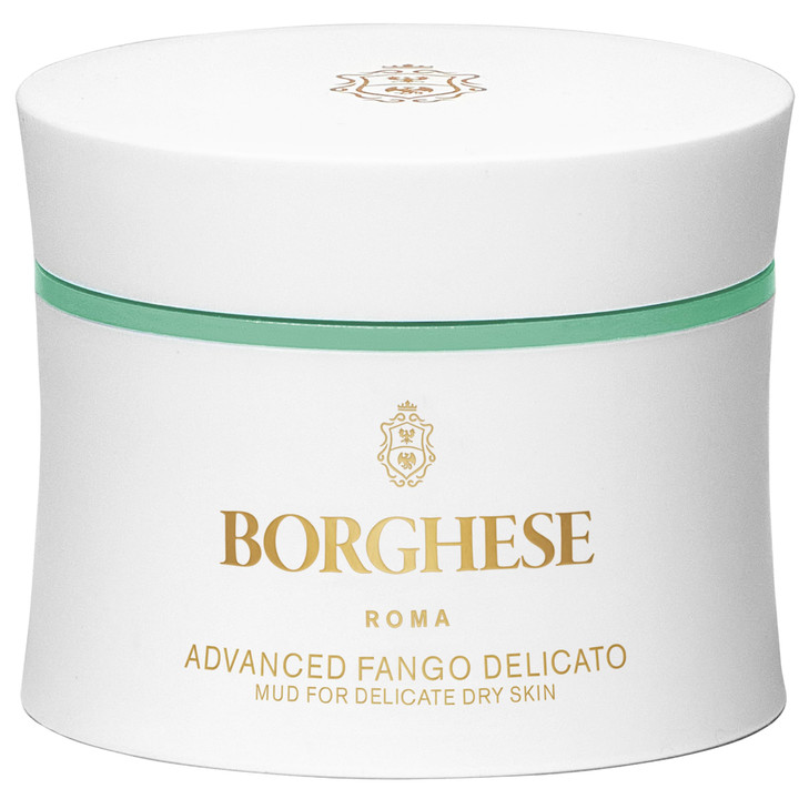 Borghese Advanced Fango Delicato Mud Mask Hydrating Face Mask with Kaolin Clay Aloe Hydrolyzed Collagen Hyaluronic Acid