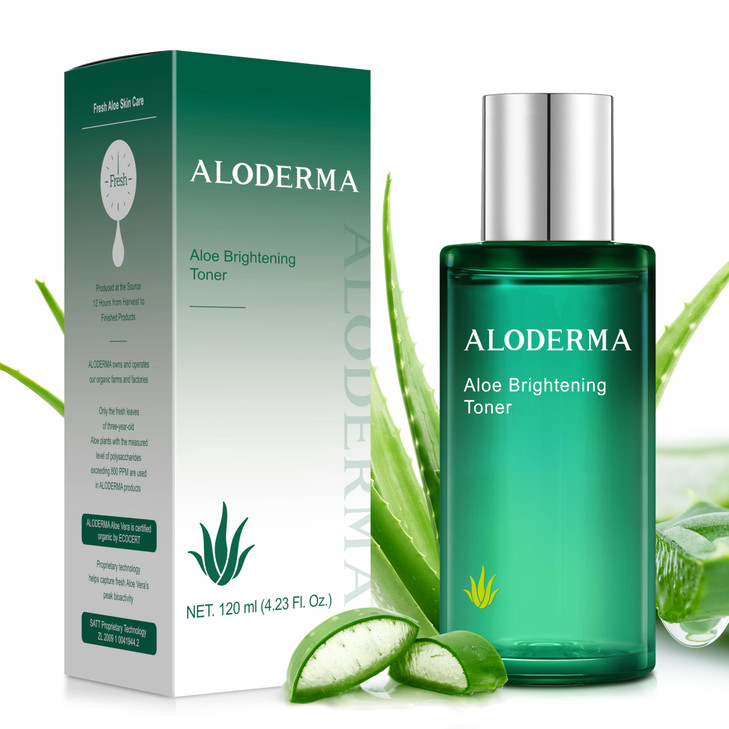 Aloderma Soothing Facial Toner Made with 91 Organic Aloe Vera Alcohol Free Toner for Face for Sensitive Skin with Allant