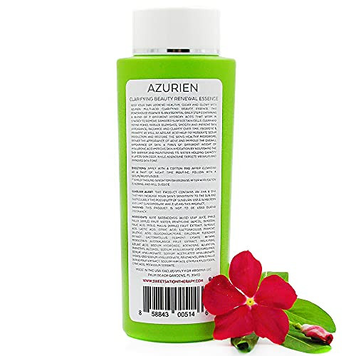 Sweetsation TherapyYUNASENCE AZURIEN Clarifying Beauty Renewal Essence 6oz with Blend of 7 Types of AHABHAPHA to Gently