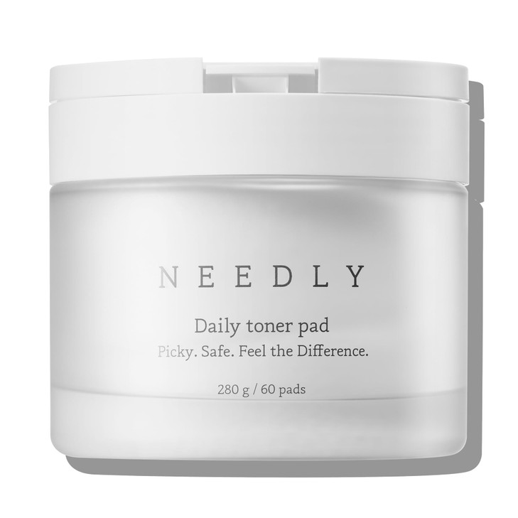 Needly Daily Toner Pad Exfoliating Facial Pads with BHA PHA Deep Hydration Pore Minimizer for Face Centella Tea Tree Hig