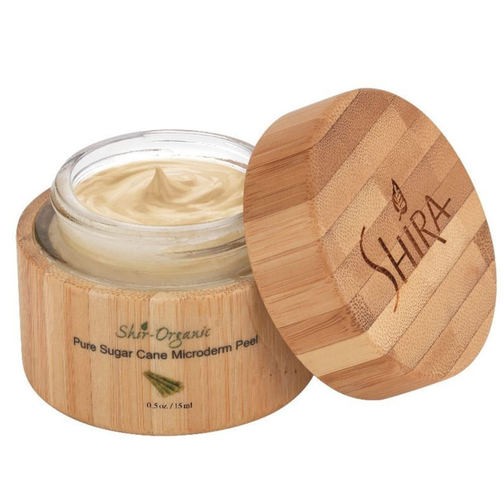 Shira ShirOrganic Pure Sugarcane Microderm Peel Loosens And Dissolves Dead Skin Cells Reveals Hydrated and YouthfulLooki
