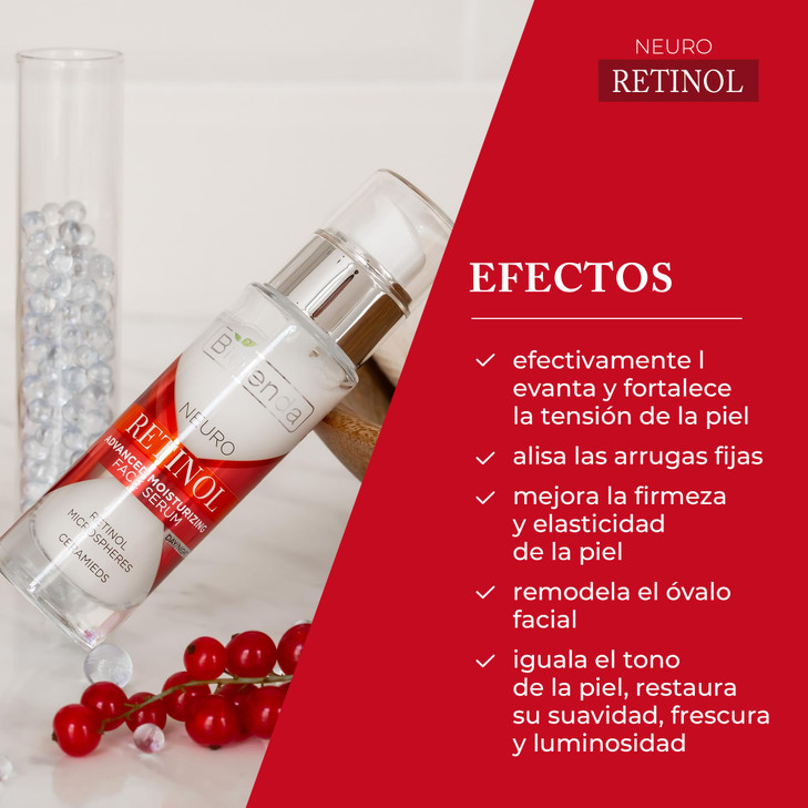 Bielenda Neuro Retinol Face Serum Advanced Repair Lifts And Tightens The Skin Smooths Wrinkles Evens Out Skin Tone Resto