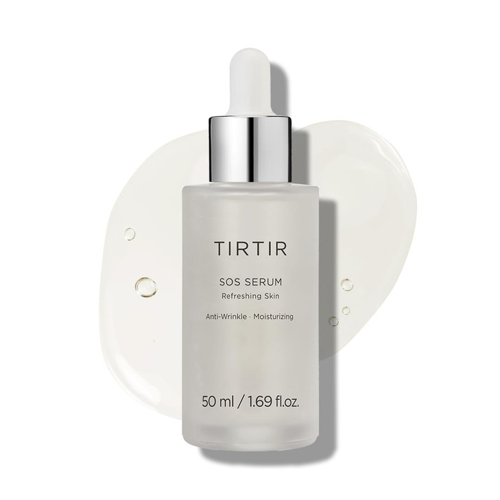 TIRTIR SOS Serum Radiant Glow Boosting Face Serum Plumping Anti Aging Hydrating Visibly Smooth and Glowy Skin Fragrance