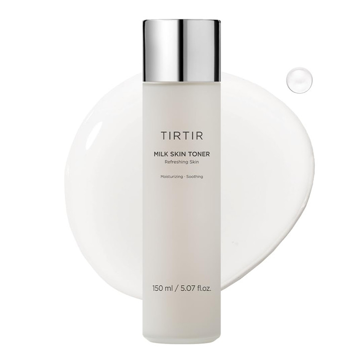 TIRTIR Milk Skin Rice Toner Deep Moisturizing Hydrating and Refreshing for face Niacinamide Ceramide Rice Bran Extract N