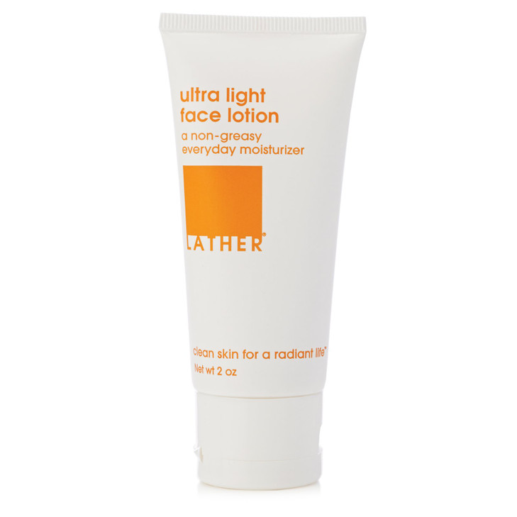 LATHER Ultra Light Face Lotion Hydrating Moisturizer for All Skin Types Fast Absorbing Non Greasy Formula for All Skin T