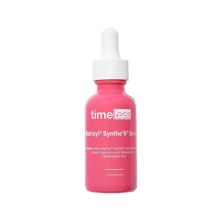 Timeless Skin Care Matrixyl Synthe6 Serum Face Serum for Skin Care with Hyaluronic Acid for Hydration 1 oz