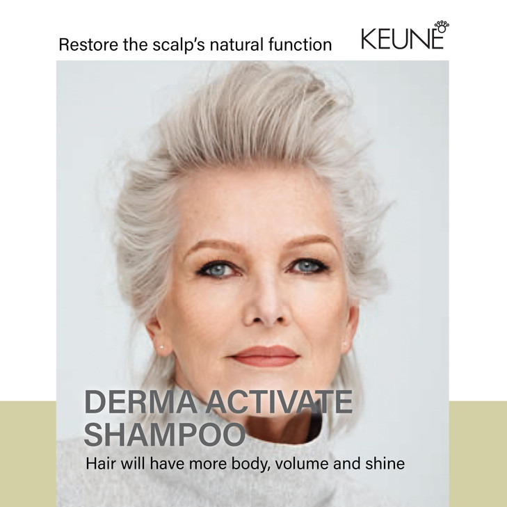 KEUNE Care Derma Activate Shampoo AntiHair Loss Volumizing Cleanser for Thinning Hair 101 Fl Oz