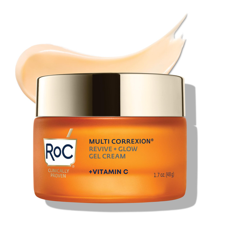 RoC Multi Correxion Revive Glow 10 Vitamin C Moisturizer for Face AntiAging Gel Cream Instant Glow HypoAllegenic OilFree