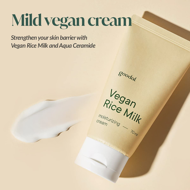 GOODAL Mild Vegan Rice Milk Moisturizing Cream 236 fl oz